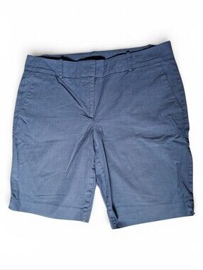 Ann Taylor Slate Blue Bermuda Shorts